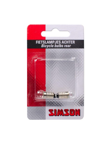 Simson lampje achterlicht 6 volt / 0,6 watt (2)