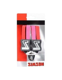 Simson snelbinder kort rood/roze