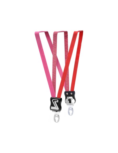 Simson snelbinder kort rood/roze