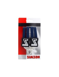 Simson snelbinder lang donker blauw