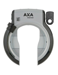 Axa ringslot Defender zilver/zwart op kaart