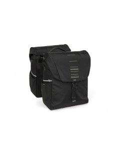 New Looxs fietstas dubbel Vigo black green MIK 40L