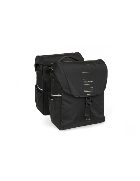 New Looxs fietstas dubbel Vigo black green MIK 40L