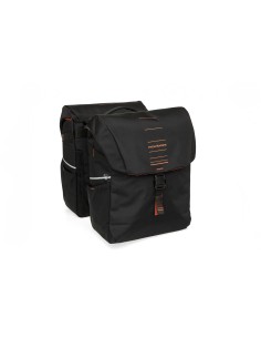 New Looxs fietstas dubbel Vigo black orange MIK 40L