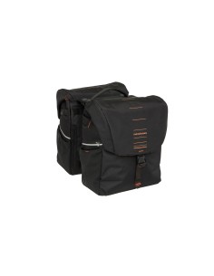 New Looxs fietstas dubbel Vigo black orange Racktime2 40L