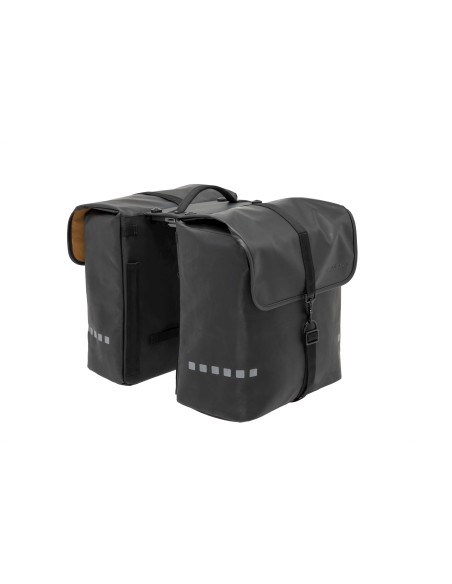 New Looxs fietstas dubbel Odense black MIK 2.0 39L