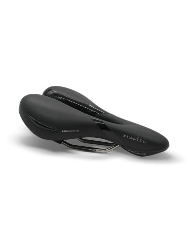 Selle Royal zadel Respiro Moderate Stracciatella zwart