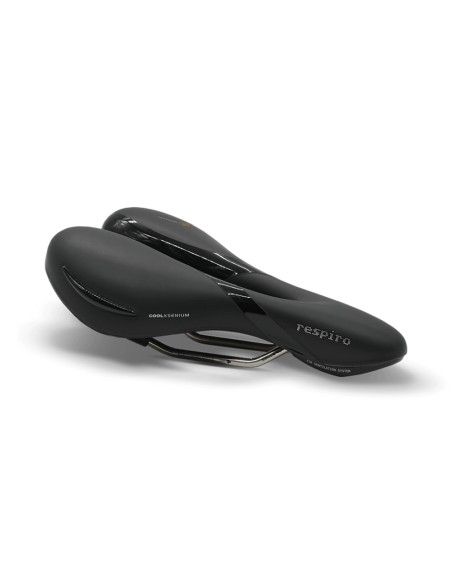 Selle Royal zadel Respiro Moderate Stracciatella zwart
