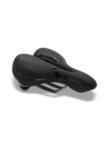 Selle Royal zadel Respiro Relaxed Stracciatella zwart