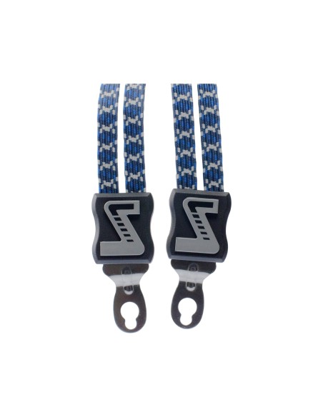 Simson snelbinder lang wit/blauw