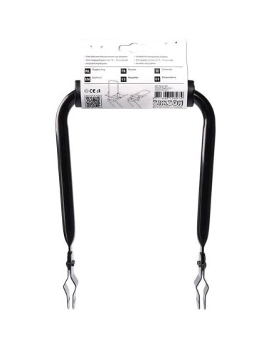 Simson rugleuning zwart met kussen