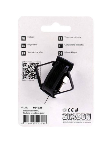 Simson bel Mini 32mm flex band zwart