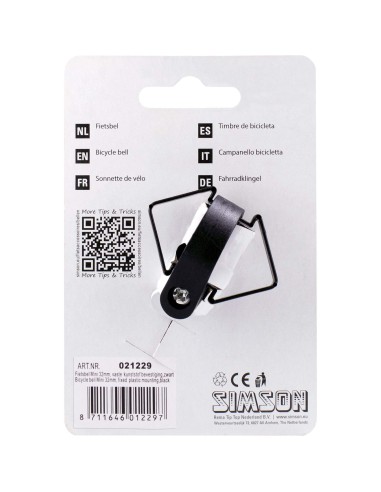 Simson bel Mini 32mm zwart