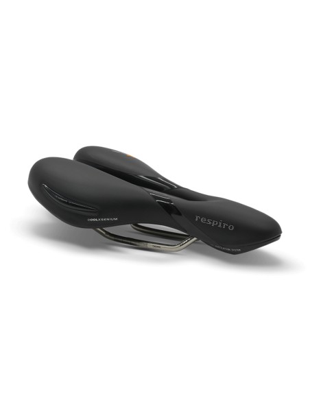 Selle Royal zadel Respiro Athletic Stracciatella zwart