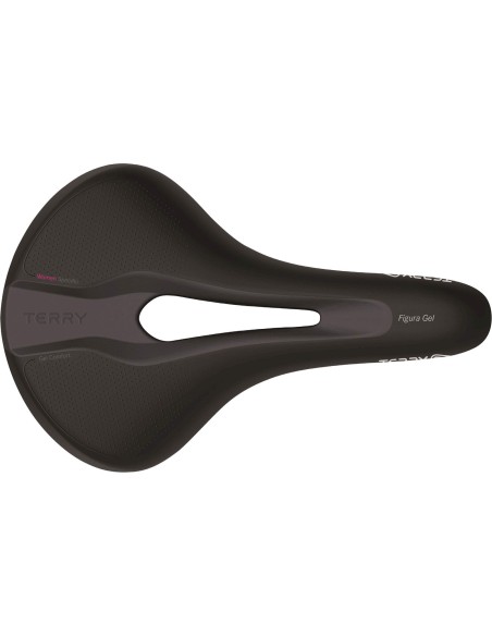 Terry zadel Figura gel dames zwart