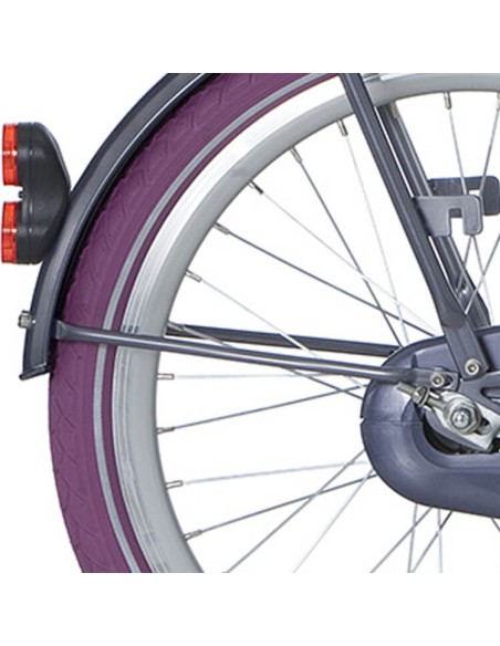 Alpina spatbordstang set 22 Clubb purple grey