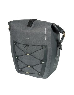 Basil fietstas enkel Navigator Storm L MIK Hooks zwart 31L
