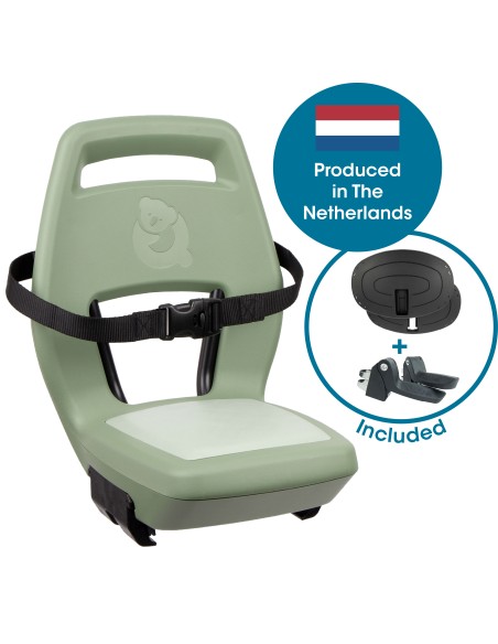 Qibbel achterzitje Junior 6+ Sage Green – groen/groen