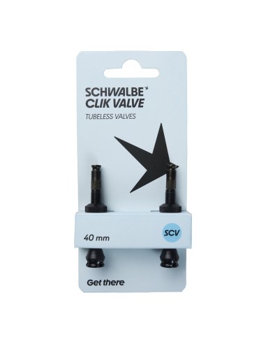 Schwalbe clik valve tubeless ventiel set 40mm