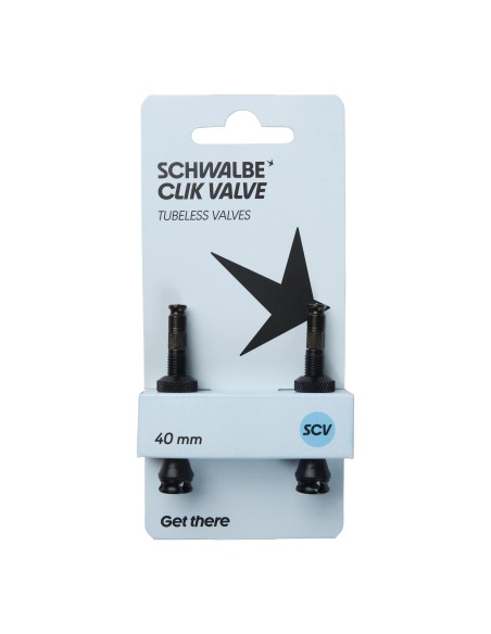 Schwalbe clik valve tubeless ventiel set 40mm
