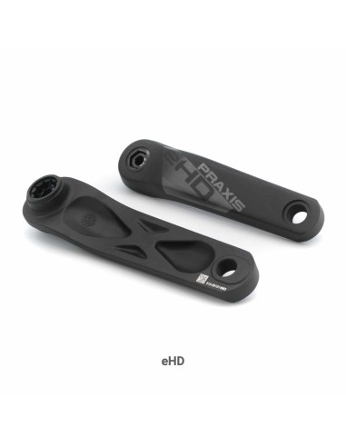 Praxis crankstel E-bike type 1 aluminium HD Isis 155mm