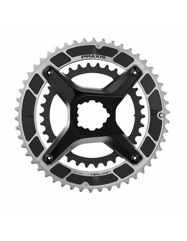 Praxis kettingblad LT2 Xring/Spider Kit 50/34 zwart/zilver