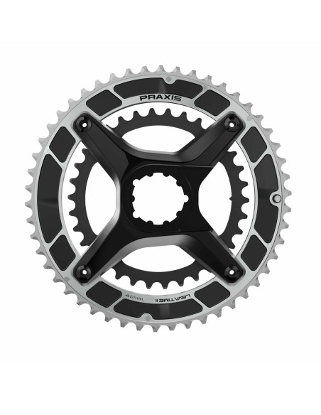 Praxis kettingblad LT2 Xring/Spider Kit 52/36 zwart/zilver