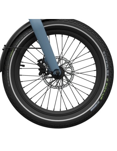 UTO Eovolt voorwiel OG16 met schijf zwart