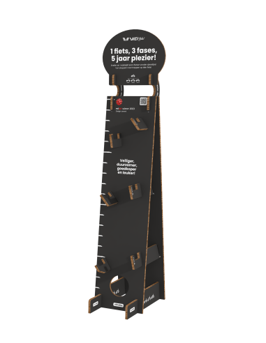 Vici 3-in-1 meegroeifiets display 12 reboard voor 3 fases