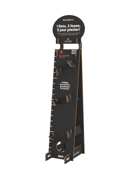 Vici 3-in-1 meegroeifiets display reboard voor 3 fases