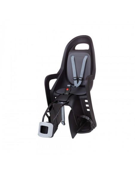 Polisport achterzitje Groovy frame bev. black/dark grey