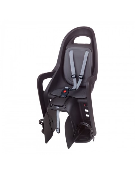 Polisport achterzitje Groovy drager bev. black/dark grey