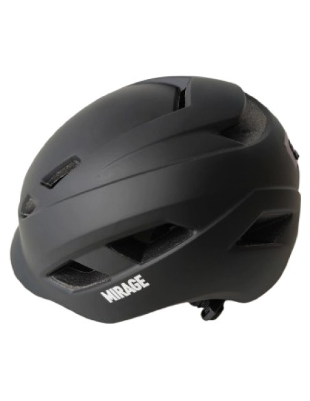 Mirage helm City/E-bike 58-61cm mat zwart