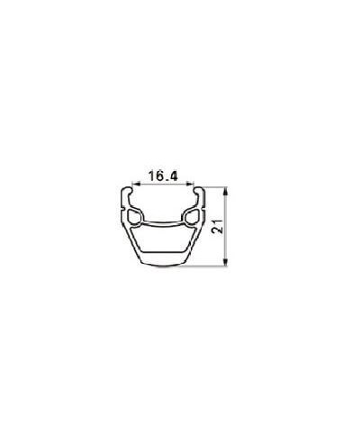 Cortina velg J16SEG black matt