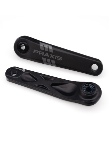 Praxis crankstel E-bike type 2 aluminium Isis 155mm