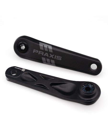 Praxis crankstel E-bike type 2 aluminium Isis 160mm