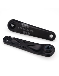 Praxis crankstel E-bike type 2 aluminium Isis 165mm