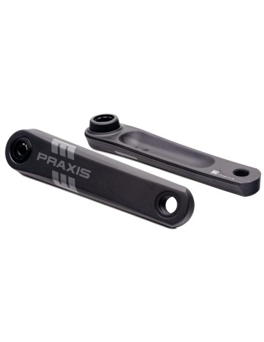 Praxis crankstel E-bike type 3 aluminium Isis 165mm