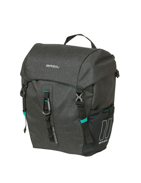 Basil Discovery 365D M enkele tas MIK Hooks, 9L, zw. gemêl.