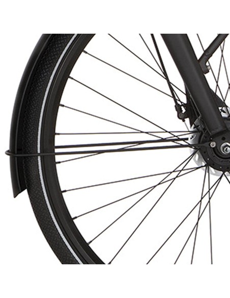 Cortina spatbordstang voor 28 Common jet black matt