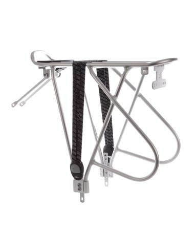 Massload achterdrager verstelbaar met spinbinder zilver