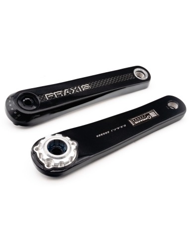 Praxis crankstel E-race TQ-HPR40 carbon 165mm