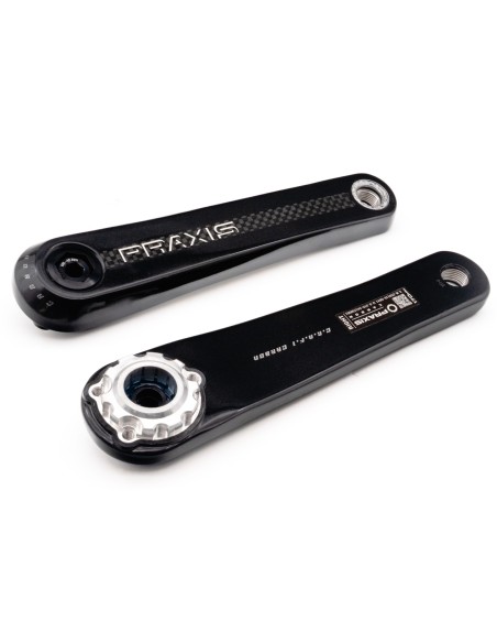 Praxis crankstel E-race TQ-HPR40 carbon 165mm