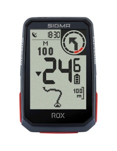 Sigma fietscomputer ROX 4.0 GPS Black HR top mount set