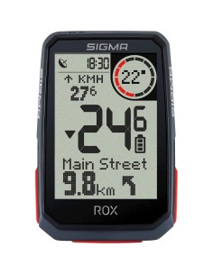 Sigma fietscomputer ROX 4.0 GPS Black HR +sensoren top moun