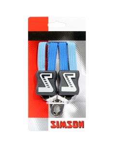 Simson snelbinder kort kobalt blauw