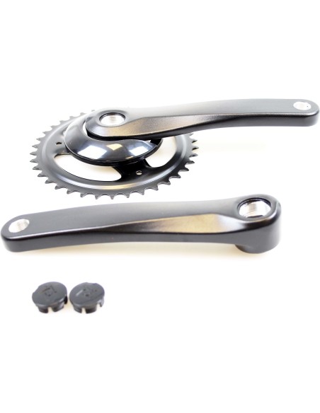 Cortina crankstel 38t black matt
