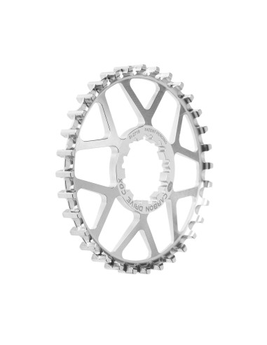 Gates CDX achtertandwiel 34T, 9-Spline, RVS