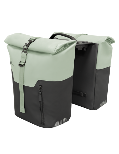 Racktime fietstas dubbel Virgil black/pistachio