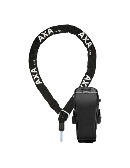Axa insteekketting ULC 5,5/130 zwart met zadeltas